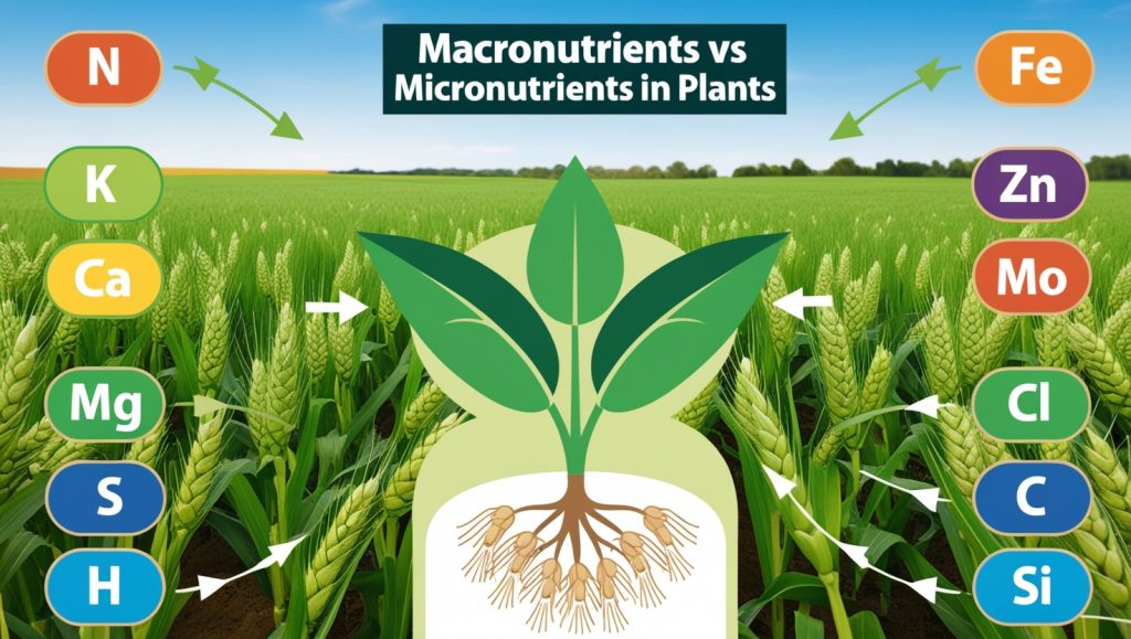 micronutrients and macronutrients in plants